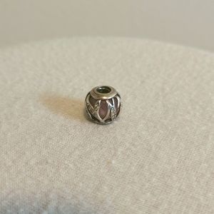 Pandora Silver and Purple charm